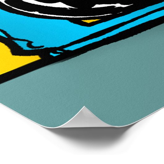 Mijn cafeïnestelsel poster (Hoek)