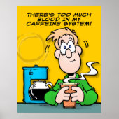 Mijn cafeïnestelsel poster (Voorkant)