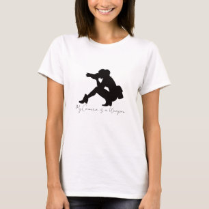 Mijn camera is een wapen T-shirt