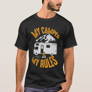 Mijn Camper My Rules RV Camping Lover Gift T-shirt