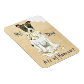 Mijn Canaan Dog Ate Mijn thuiswerk Magneet (Rechterzijde)