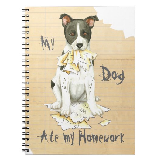 Mijn Canaan Dog Ate Mijn thuiswerk Notitieboek (Voorkant)