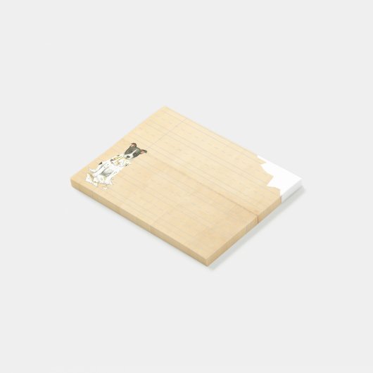 Mijn Canaan Dog Ate mijn thuiswerk Post-it® Notes (Schuin)