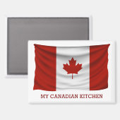 Mijn Canadese keukenmagneet Magneet (Voorkant / Achterkant)