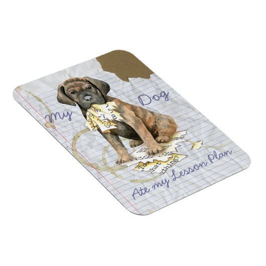 Mijn Cane Corso Ate Mijn Lesson Plan Magneet (Rechterzijde)