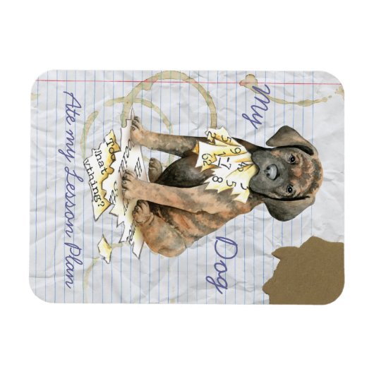 Mijn Cane Corso Ate Mijn Lesson Plan Magneet (Horizontaal)