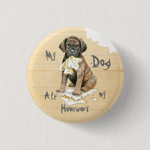 Mijn Cane Corso Ate Mijn thuiswerk Ronde Button 3,2 Cm