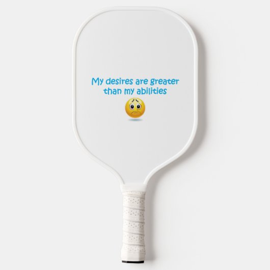 Mijn capaciteiten Pickleball Paddle (Achterkant)