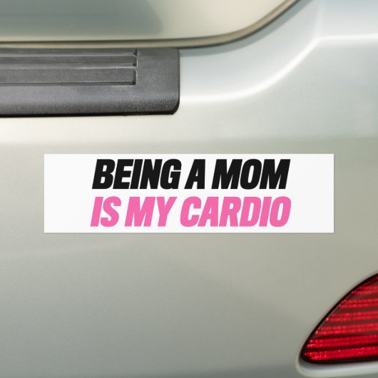 Mijn Cardio is Moeder Zijn Sticker (Op auto)