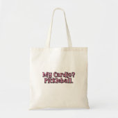 Mijn cardio? Pickleball. Grappige typografie Tote Bag (Voorkant)