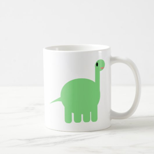 mijn cartoon dinosaur koffiemok (Rechts)