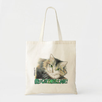 MIJN CAT VERLIEZT MIJ copyright 1999 SylviART-tas Tote Bag