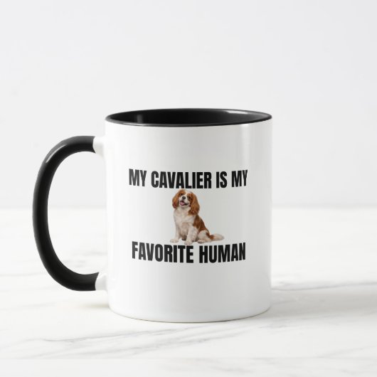 Mijn Cavalier is mijn favoriete mens mok (Links)