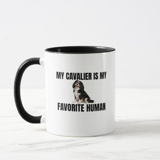 Mijn Cavalier is mijn favoriete mens Mok (Links)