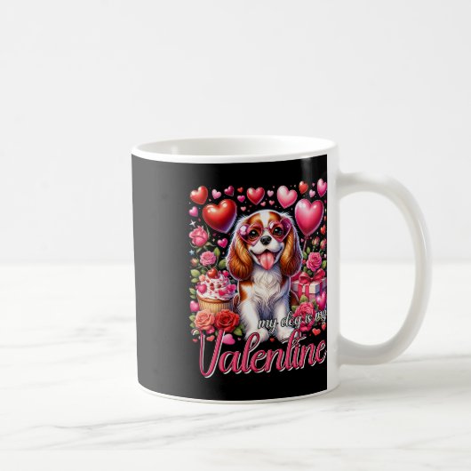 Mijn Cavalier King Charles Spaniel is mijn Valenti Koffiemok (Rechts)