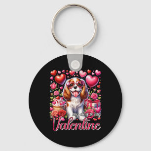 Mijn Cavalier King Charles Spaniel is mijn Valenti Sleutelhanger