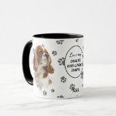 Mijn Cavalier King Charles Spaniel Pootafdruk Hebb Mok (Voorkant links)