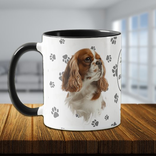 Mijn Cavalier King Charles Spaniel Pootafdruk Hebb Mok