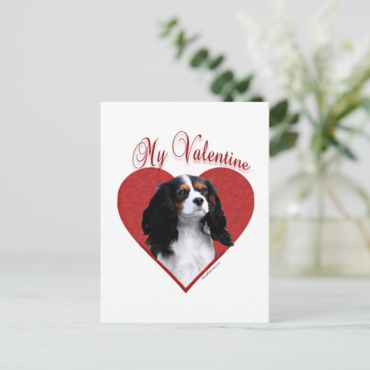 Mijn Cavalier Valentijn Feestdagenkaart (Staand voorkant)