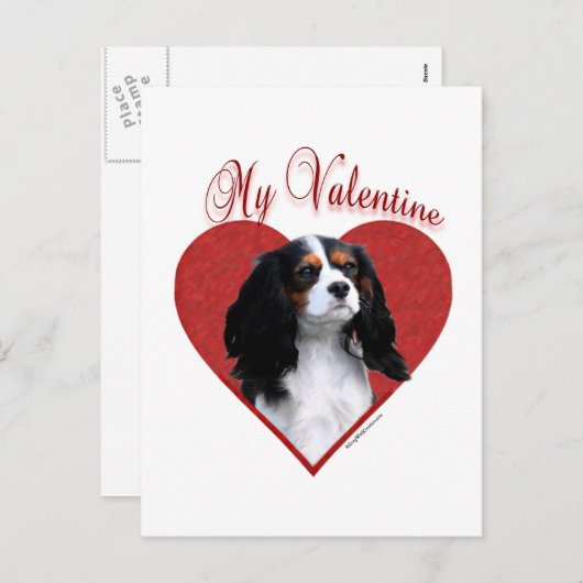 Mijn Cavalier Valentijn Feestdagenkaart (Voorkant / Achterkant)