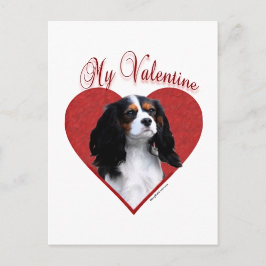 Mijn Cavalier Valentijn Feestdagenkaart (Voorkant)