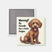 Mijn Cavoodle Heeft Een Turbo Tong Magneet (Voorkant / Achterkant)