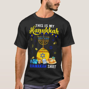 Mijn Chanoeka Pajama Shirt Softbal Speler Jewish M