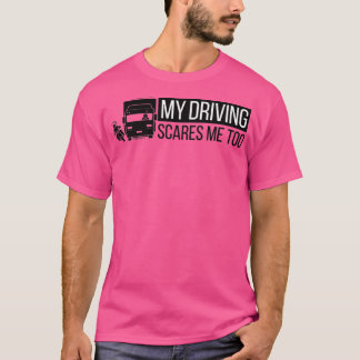 Mijn chauffeur geeft me ook een vrachtwagen aan t-shirt