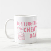 Mijn Cheat Day Roze Cupcake Diet Humor Koffiemok (Links)