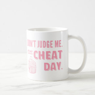 Mijn Cheat Day Roze Cupcake Diet Humor Koffiemok