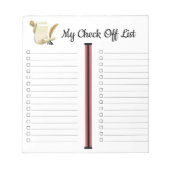 Mijn Check Off List-laptop Notitieblok (Voorkant)