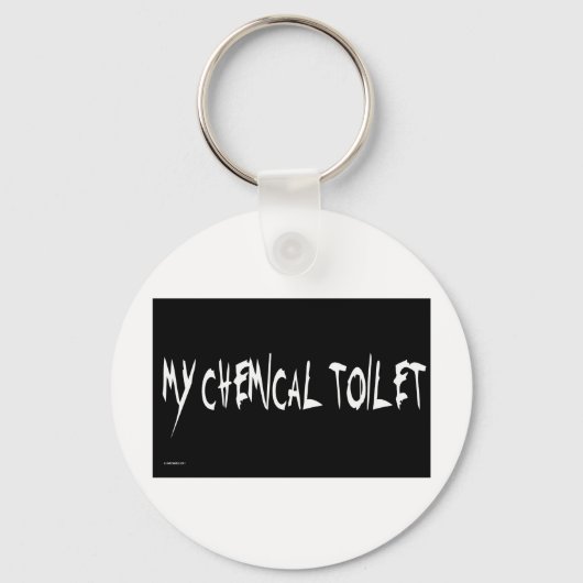 MIJN CHEMISCHE TOILET SLEUTELHANGER (Voorkant)