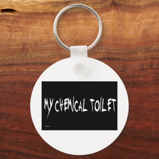 MIJN CHEMISCHE TOILET SLEUTELHANGER (Voorkant)