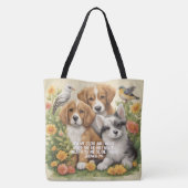 Mijn chemozak tote bag (Achterkant)