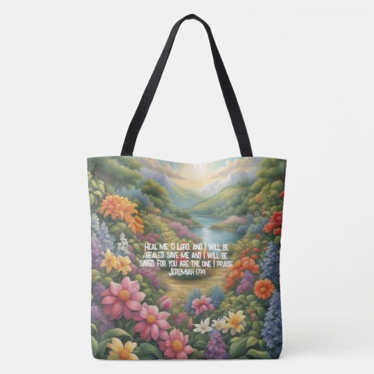 Mijn chemozak tote bag (Achterkant)