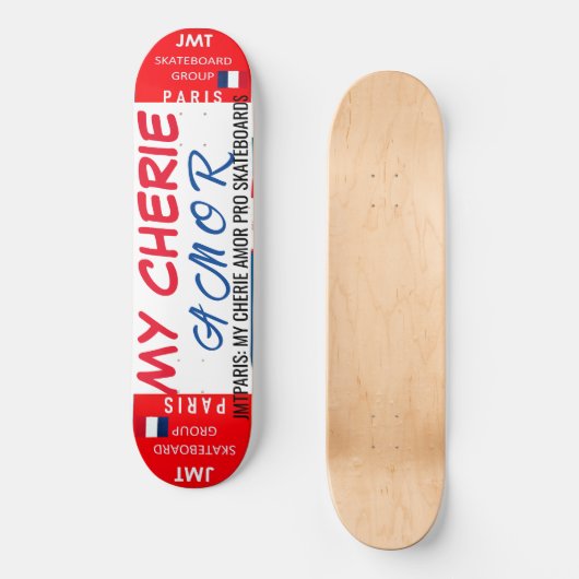 MIJN CHERIE AMOR 8 1/4" Skateboard Deck (Voorkant)