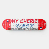 MIJN CHERIE AMOR 8 1/4" Skateboard Deck (Horizontaal)