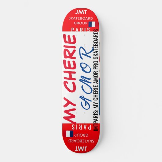 MIJN CHERIE AMOR 8 1/4" Skateboard Deck (Voorkant)