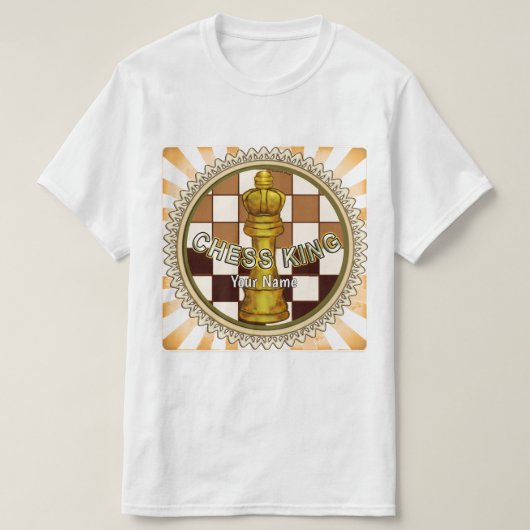 Mijn Chess King T-shirt (Design voorkant)