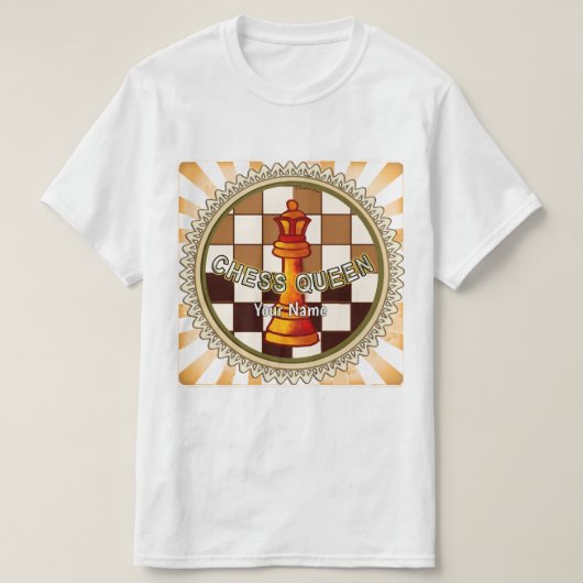 Mijn Chess Queen T-shirt (Design voorkant)