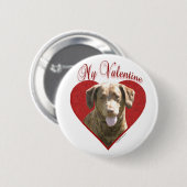 Mijn Chessie Valentijn Ronde Button 5,7 Cm (Voorkant /achterkant)
