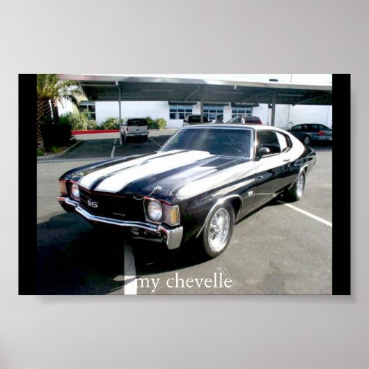 mijn chevelle poster (Voorkant)