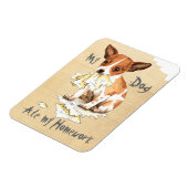 Mijn Chihuahua Ate Mijn thuiswerk Magneet (Linkerzijde)