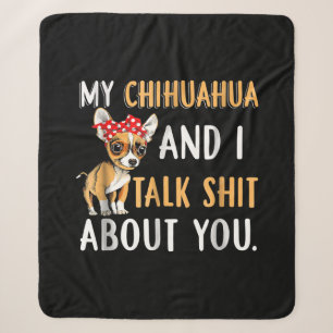 Mijn Chihuahua en ik hebben het over je Hondenlief Sherpa Deken