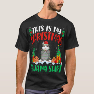 Mijn Chinchilla Kerst Pyjama Shirt 2Chinchilla L