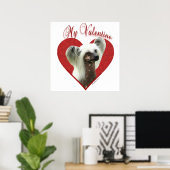 Mijn Chinees kuifje Valentijn Poster (Thuiskantoor)