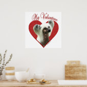 Mijn Chinees kuifje Valentijn Poster (Keuken)