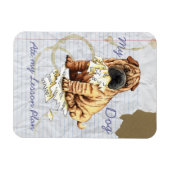 Mijn Chinees Shar-Pei heeft mijn lesplan Magneet (Horizontaal)