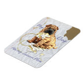 Mijn Chinees Shar-Pei heeft mijn lesplan Magneet (Linkerzijde)