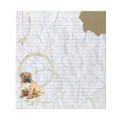 Mijn Chinees Shar-Pei heeft mijn lesplan Notitieblok (Voorkant)